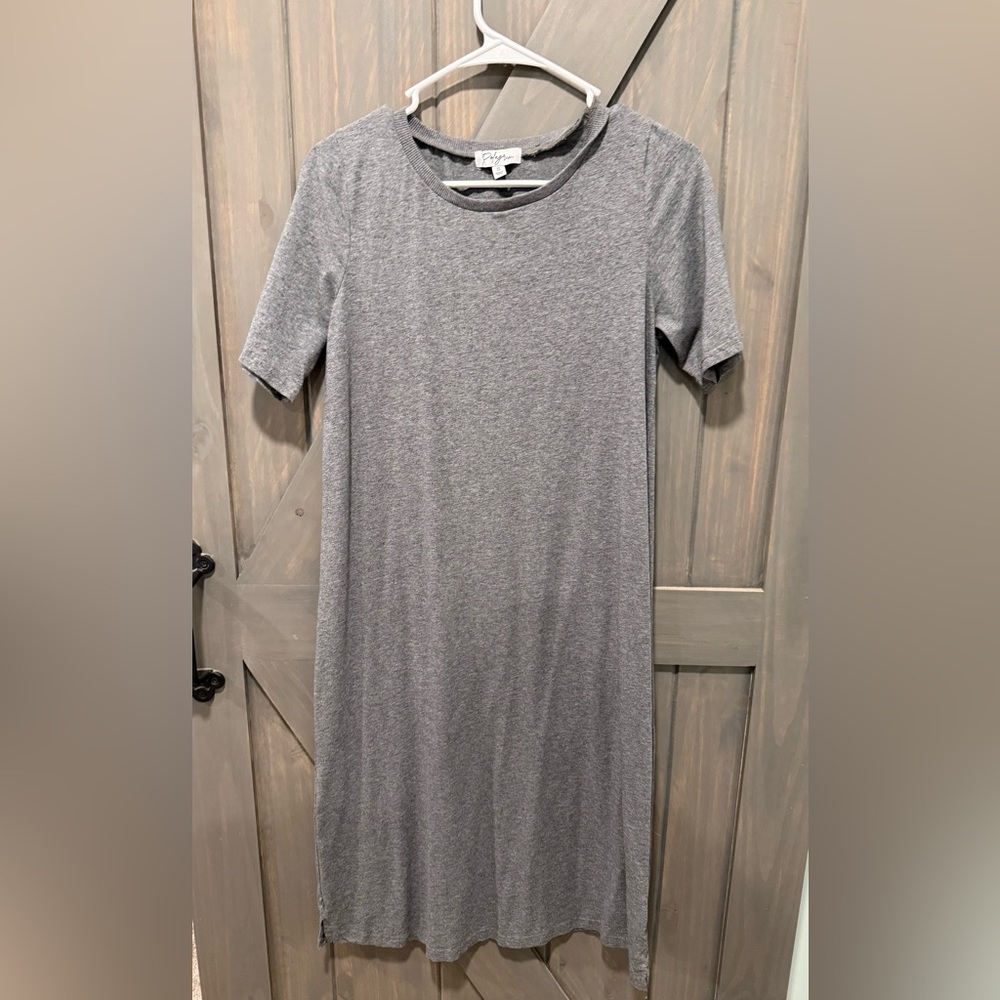 Gray Women's T-shirt Dress